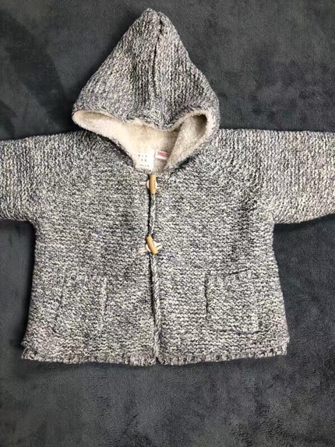 Áo khoác len lót lông cừu Zara dư xịn
