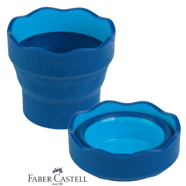 CỐC RỬA CỌ GẤP GỌN FABER CASTELL CLICK &amp; GO BLUE/MID GREEN