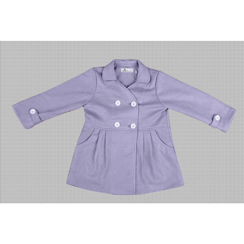 Áo khoác bé gái da lộn LITIBABY size 5/10