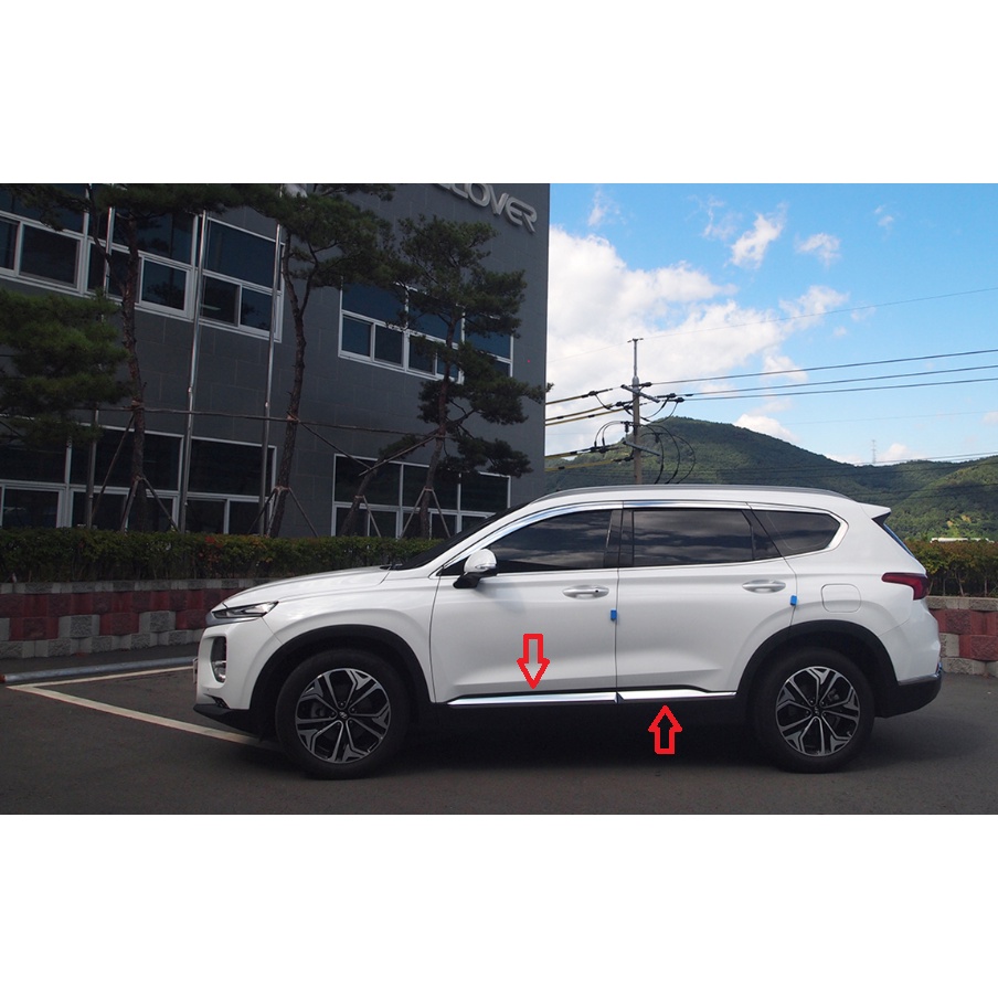 Nẹp Sườn Hông Santafe 2021, 2020, 2019 (Hàng Hàn Quốc)