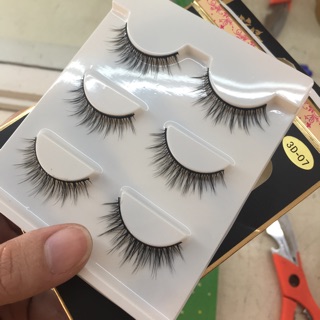 Mi giả lông chồn 3D số 07 (hộp 3 cặp)