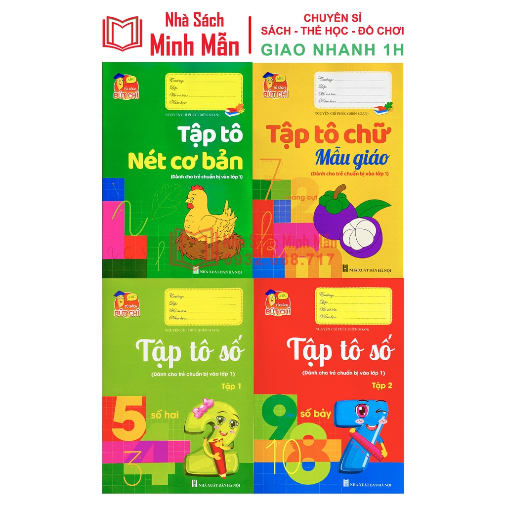 Sách - Combo 8 Cuốn Bộ Sách Chuẩn Bị Cho Bé Vào Lớp 1
