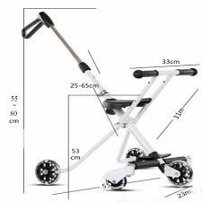 xe đẩy 5 bánh gấp gọn cho bé vô cùng tiện lợi
