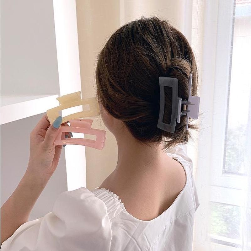 Kẹp Tóc Nhiều Màu Sắc Thiết Kế Đơn Giản Thời Trang Theo Phong Cách Hàn Quốc