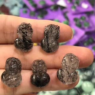 Tỳ hưu tóc đen size nhẫn