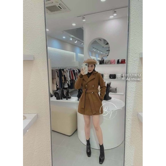 Áo khoác dạ cổ vest form dài!
