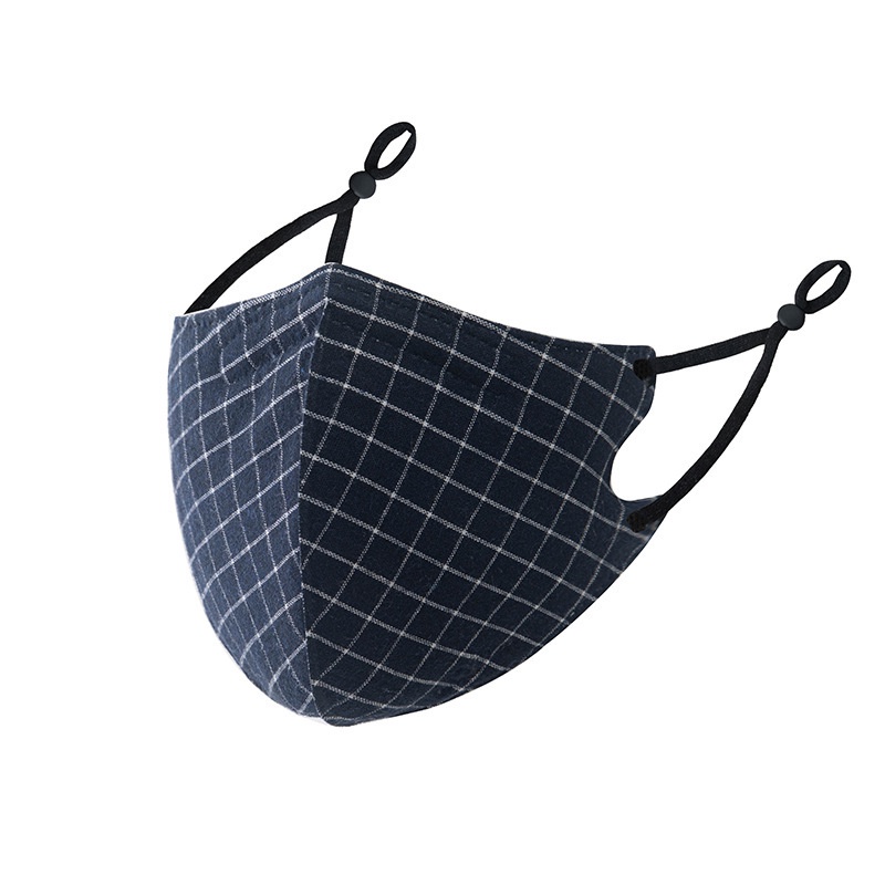 Khẩu Trang cotton 3 Lớp Chống Bụi Thoáng Khí Có Thể Giặt Tái Sử Dụng