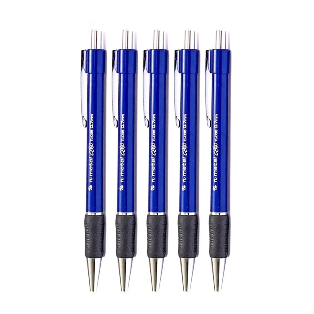1 HỘP BÚT BI TL 036 NGÒI 0.7MM 2 MÀU MỰC ĐEN, XANH