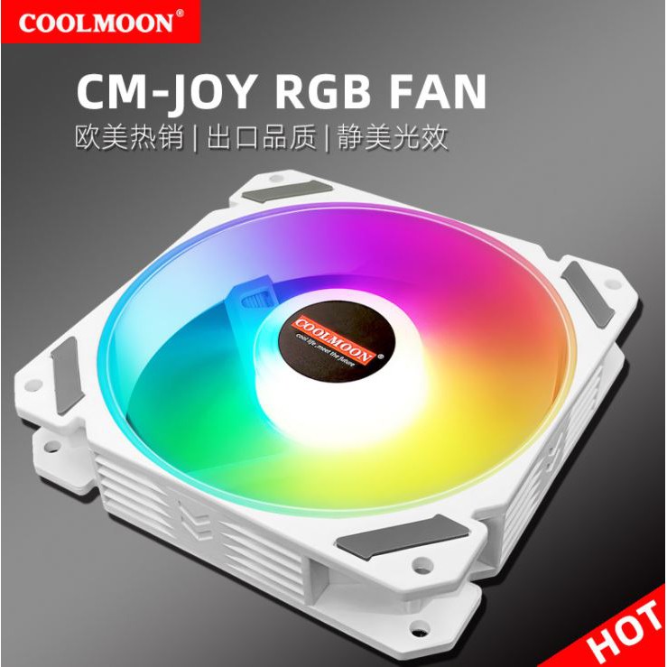 Quạt Tản Nhiệt, Fan Led RGB Coolmoon X1 - Đồng Bộ Hub