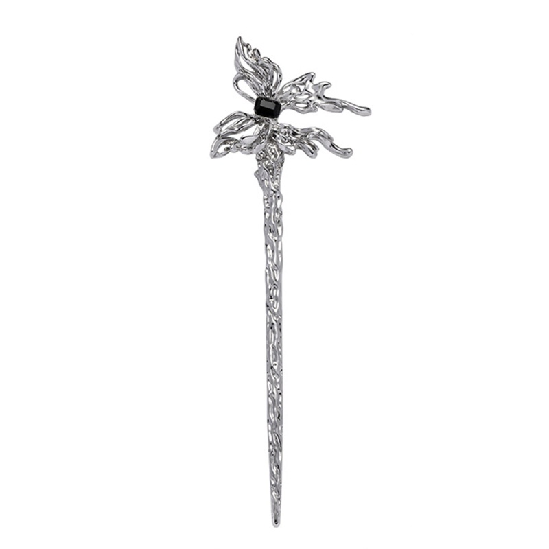 Trâm Cài Tóc Hình Bướm Bằng Kim Loại Phong Cách Trung Hoa Cổ Điển Dành Cho Nữ