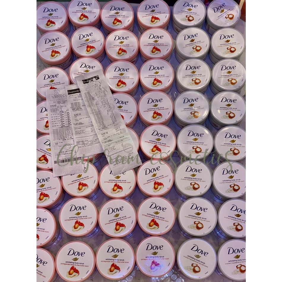 Tẩy da chết dove bản Đức  225ml