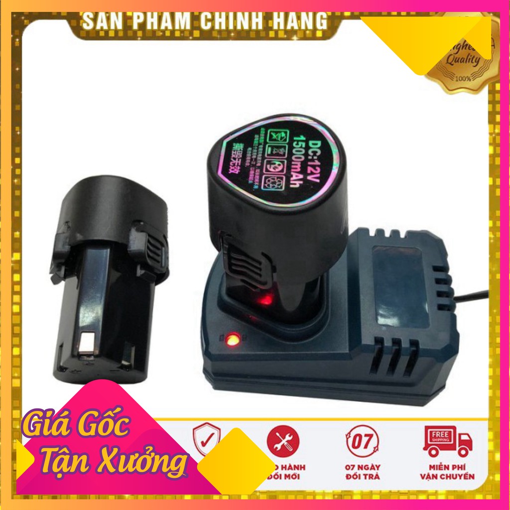 [ GIÁ HỦY DIỆT ]  DOCK sạc pin Pin Li-ion 12V, Bộ sạc pin máy khoan 12v dành cho pin máy khoan 12V Có đèn báo, tự ngắt k