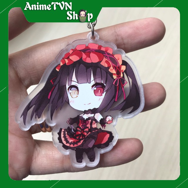 Móc khoá Mica anime Date a Live - Treo nhân vật - Nhựa Cứng Acrylic In 2 mặt sắc nét ( ảnh thật )