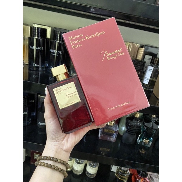 Nước hoa nam nữ  MFK Baccarat Rouge 540 Extrait đỏ chiết 10ml chính hãng - mimosa.storee