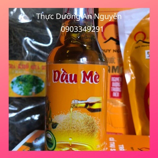 Dầu mè Quy Nguyên Chai 250ml Dầu mè nguyên chất Thầy Tuệ Hải