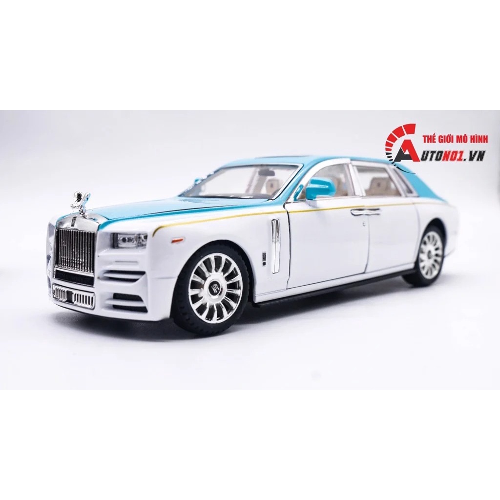 Mô hình xe Roll Royce Phantom VIII Mansory đánh lái được full open 1:24 Miniauto DC24101 7878