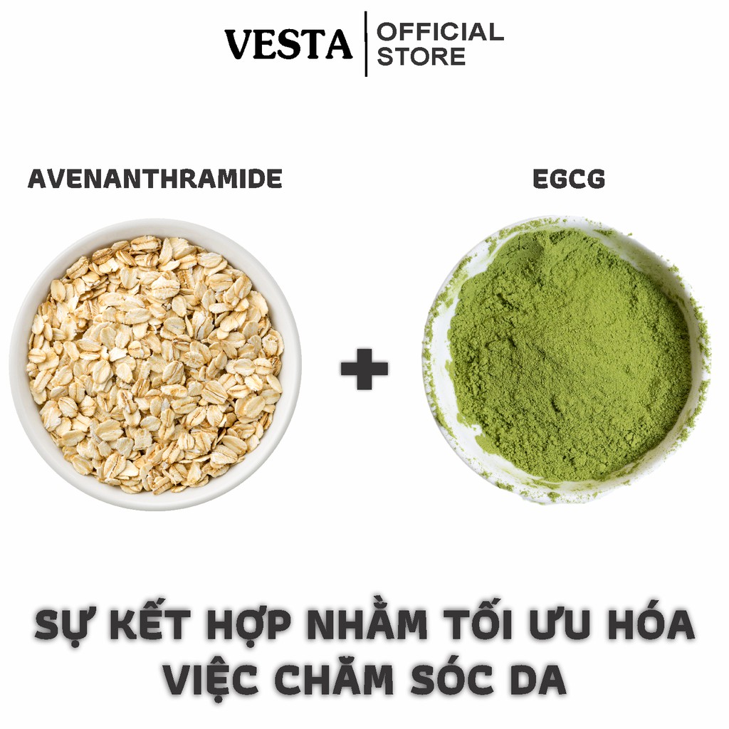 Bột Yến Mạch Trà Xanh Nguyên Chất Vesta 100gr