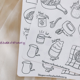 Bullet journal sticker - Cozy life 1