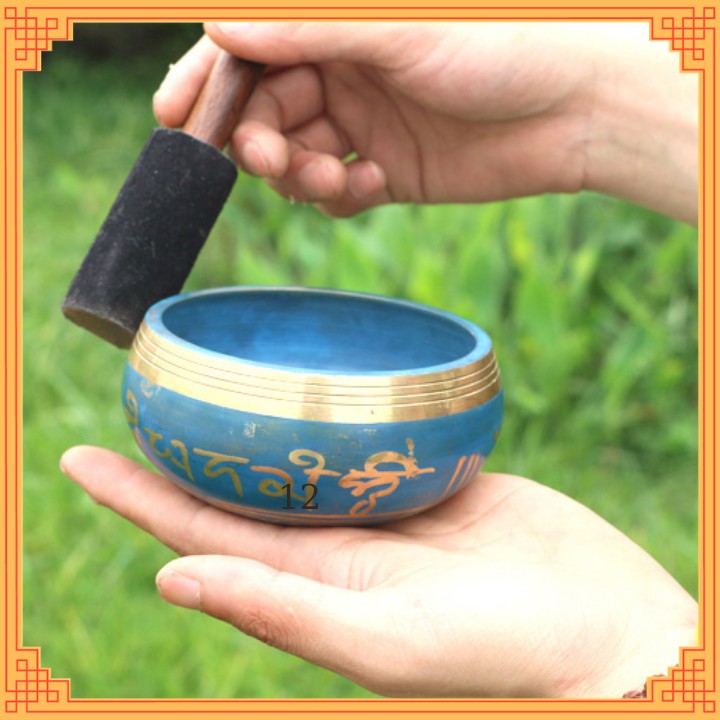 Dùi chuông xoay Nepal - Dùi gỗ bọc da cao cấp - singing bowl