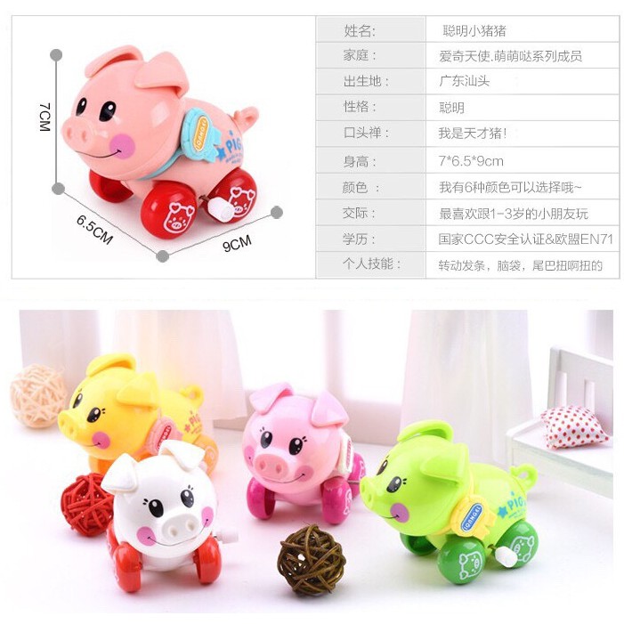 Đồ Chơi Con Thú Chạy Cót Dễ Thương Chuyển Động Thú Vị