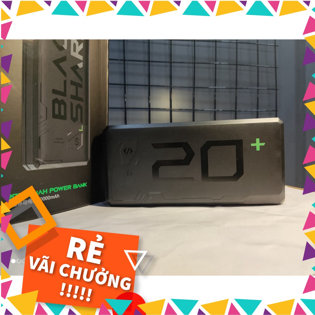 SIÊU GIẢM GIÁ Pin sạc dự phòng Xiaomi Black Shark 20.000Mah (Chính Hãng) $$$$