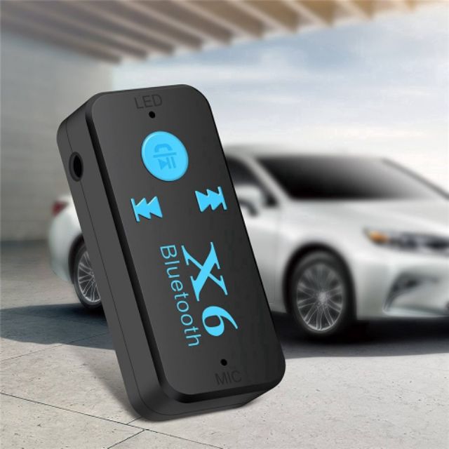 Đầu thu Bluetooth X6 hỗ trợ thẻ nhớ có thể dùng làm máy nghe nhạc