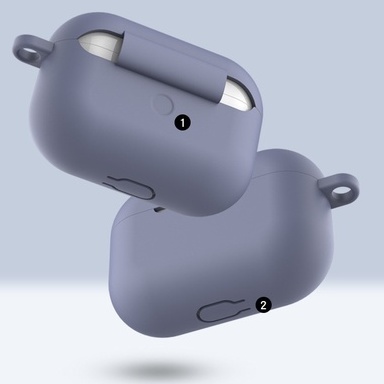 Vỏ ốp case dành cho airpod pro chất liệu silicon mềm mịn siêu dẽo chống bấm bẩn chống va đập nhiều màu giá rẻ