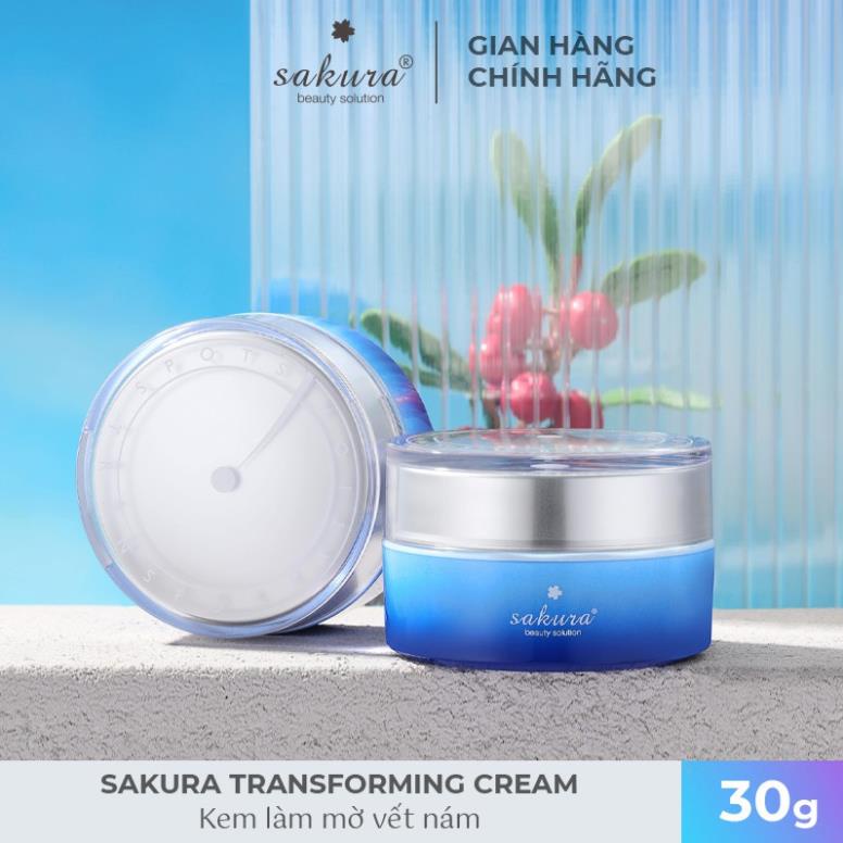 Kem làm mờ vết nám Sakura Transforming Cream 30g - Mỹ Phẩm Mai Hân