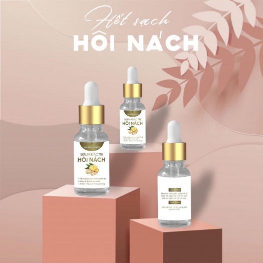 Hôi Nách THOMNEC, Hỗ Trợ Khử Mùi Hôi chân tay, Serum ngăn mùi nách Làm mờ vết thâm giúp sáng da.