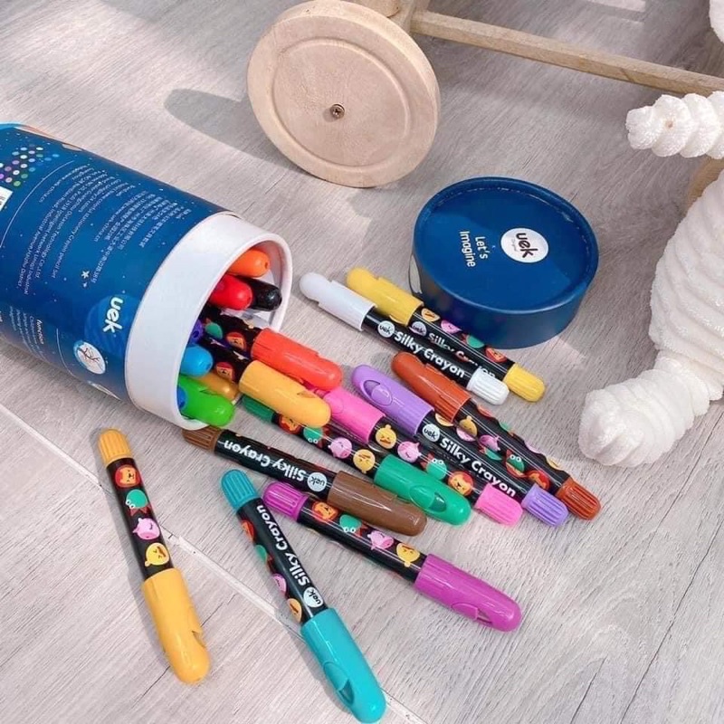 bút sáp màu UEK chính hãng màu thực phẩm không lem tay