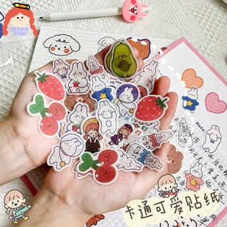 Set 35/30 nhãn dán nhiều hoạ tiết dễ thương tuỳ chọn dùng để trang trí sổ tay