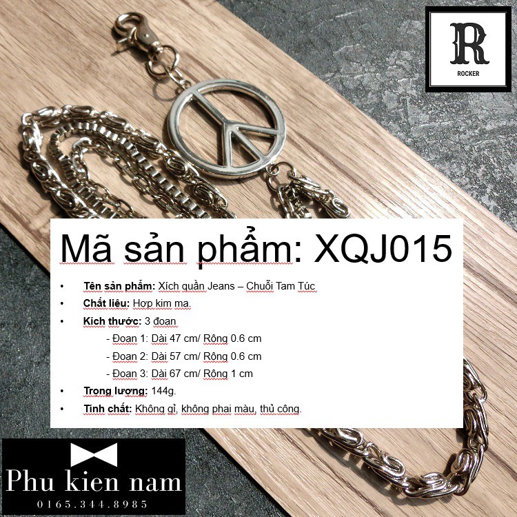 Xích quần Jeans – Chuỗi Tam Túc