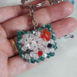 Móc khóa pha lê handmade quà tặng