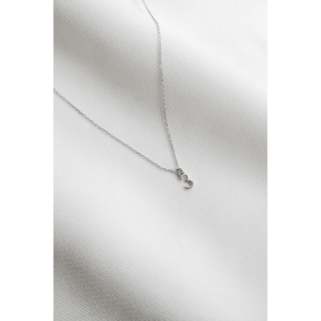 [Mã WABRFP153 giảm 12% đơn 500K] Vòng cổ Floralpunk Number Necklace Bạc 925