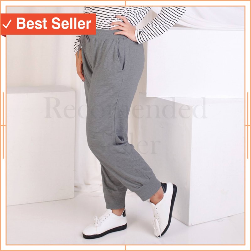 Quần Jogger Vải Eva Size Lớn Phong Cách Hiện Đại Cho Nữ