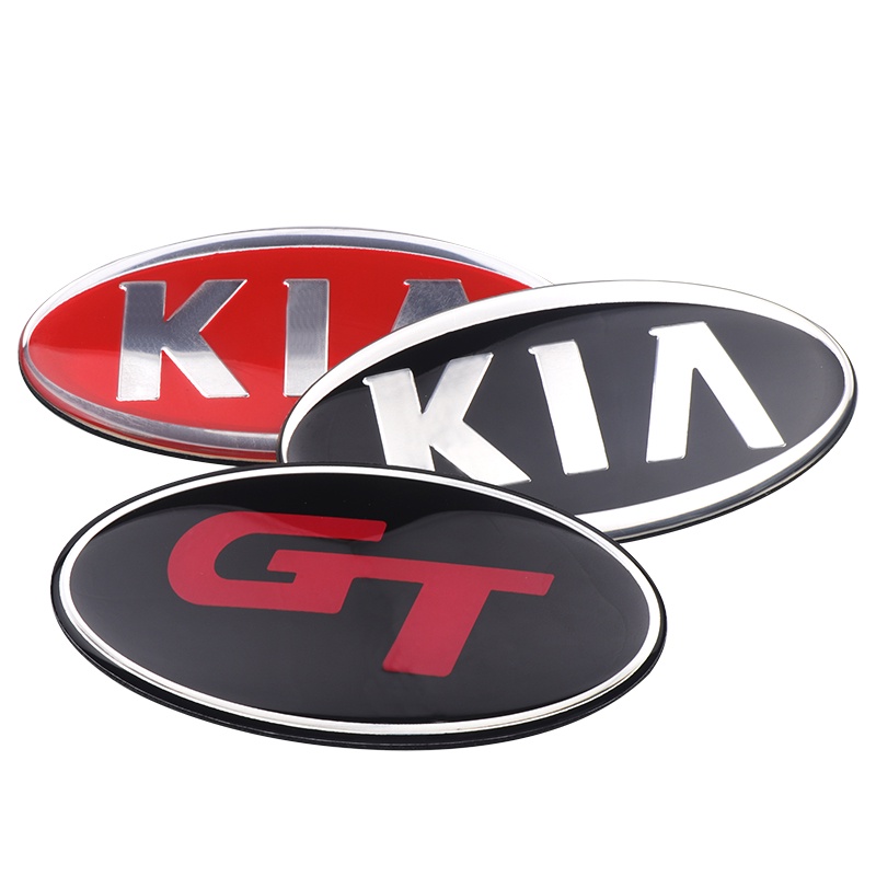 Miếng Dán Logo Bằng Hợp Kim Trang Trí Vô Lăng Xe Hơi KIA K2 K3 K5 K7 K9
