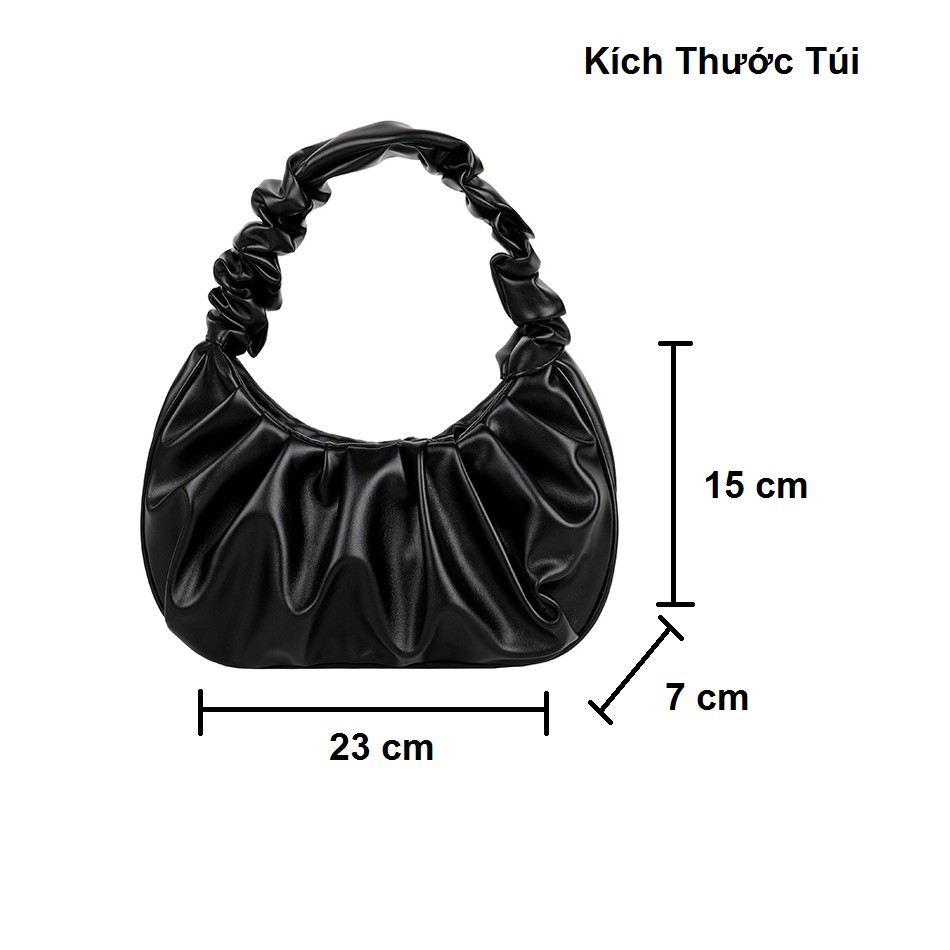 Túi Xách Nữ ♥️FREESHIP♥️ Túi Nữ Da Mềm Kẹp Nách Quai Nhúm Tiểu Thư PG 38