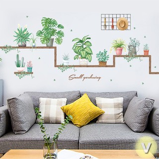 Decal dán tường Vườn cây
