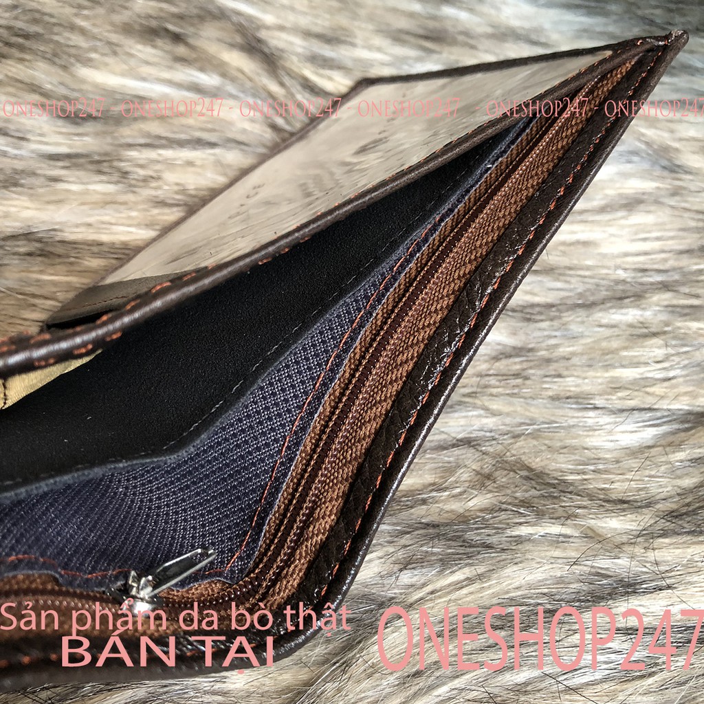 Bóp nam chuẩn đẹp xịn xò A159V, ví  nam, ví da bò thật 100%