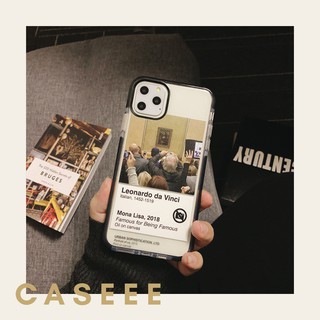 Ốp lưng iPhone vỏ dẻo trong suốt "Leonardo da Vinci" iPhone 7/8/X/XS/XSMax/XR/11/11Pro/11ProMax