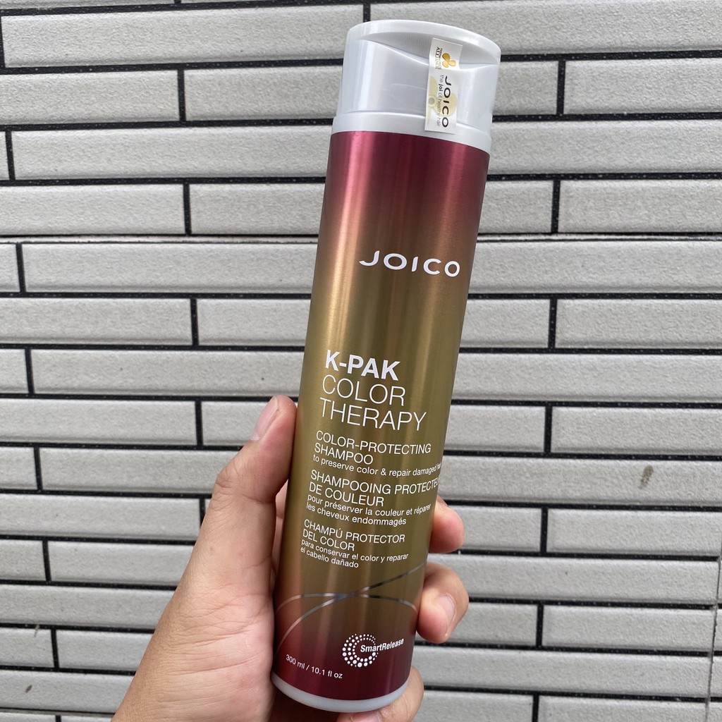 [ Mẫu Mới ] Dầu Gội Phục Hồi Hư Tổn Giữ Màu Tóc Nhuộm JOICO KPAK Color Therapy Shampoo 300ml