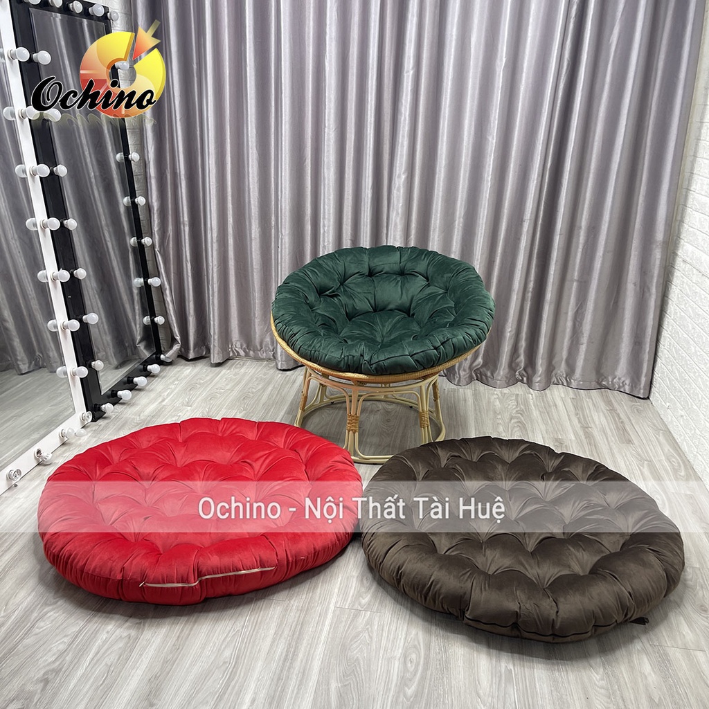 Ghế Nệm Tròn Thư Giãn Papasan Phòng Khách/Phòng Ngủ Phong Cách Bắc Âu ( Ảnh Thật Shop Chụp)