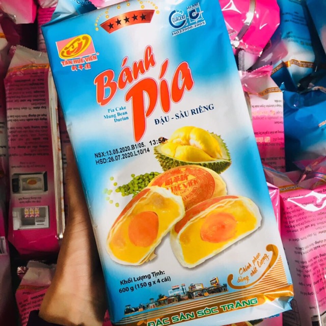 BÁNH PÍA ĐẬU XANH SẦU RIÊNG CÂY LỚN