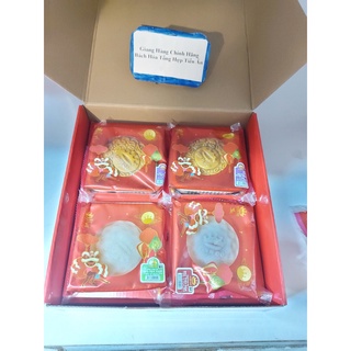 Hộp Qùa 4 Bánh trung thu Kinh Đô Nhiều Vị 150g-180g ( Ngẫu Nhiên )