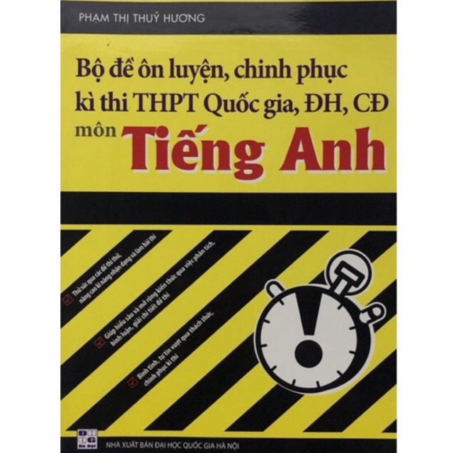 Sách - Bộ đề ôn luyện, chinh phục kì thi THPT Quốc gia, ĐH, CĐ môn Tiếng Anh