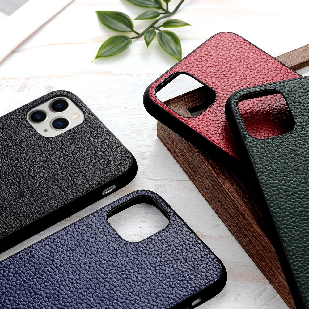 Ốp Bao Da Điện Thoại Bằng Da Cừu Thật Sang Trọng Cho Iphone 11 12 Pro Mini X Xs Max Ốp