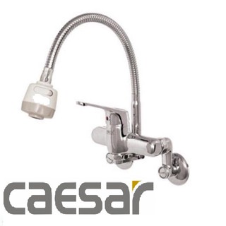 ⚡ [FREESHIP] Vòi chậu rửa bát cắm tường nóng lạnh CAESAR ( đã bao gồm chân sen gắn tường)- bảo hành 4,5 năm