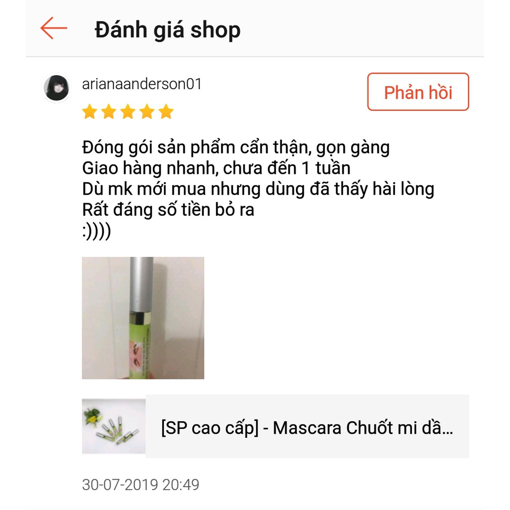 Mascara Dưỡng Mi Dầu Oliu Tự Nhiên 10ml  - Dưỡng Mi, Làm Dày Mi, Dài Mi