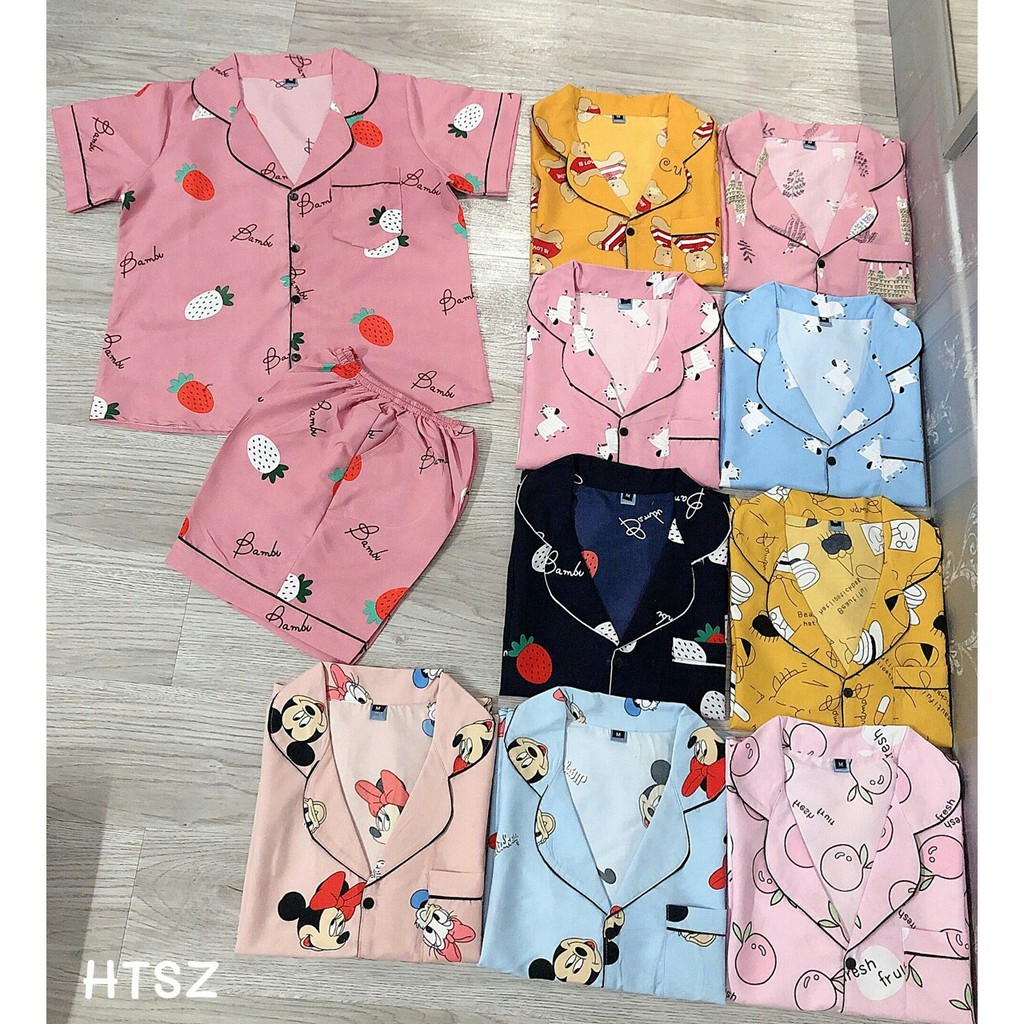 [GIÁ SỈ - CÓ ẢNH THẬT+VIDEO] - Bộ Pijama kate thái loại 1 mềm mát