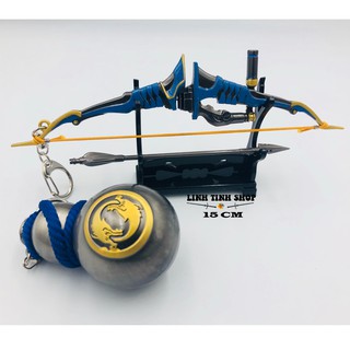 BỘ CUNG VÀ BÌNH HỒ LÔ HANZO OVERWATCH - TẶNG KÈM GIÁ ĐỠ